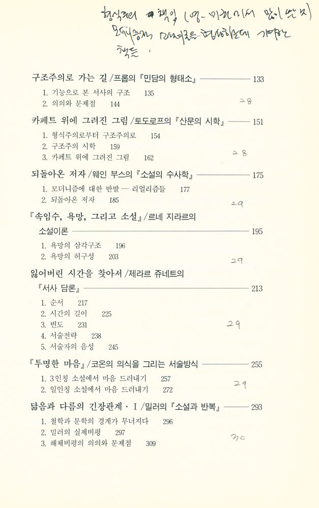 『소설을 어떻게 볼 것인가』 3