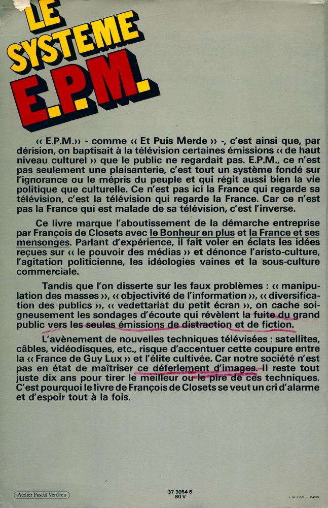 『LE SYSTÈME E.P.M』 3