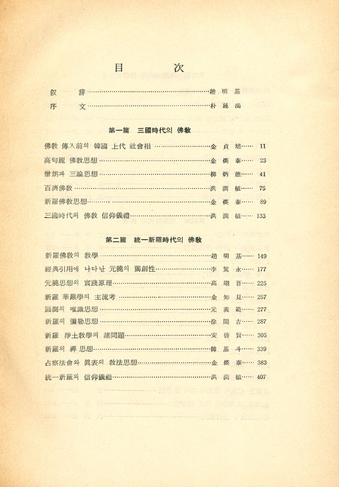 『崇山朴吉眞博士華甲記念 韓國佛敎思想史(숭산박길진박사환갑기념 한국불교사상사)』 2