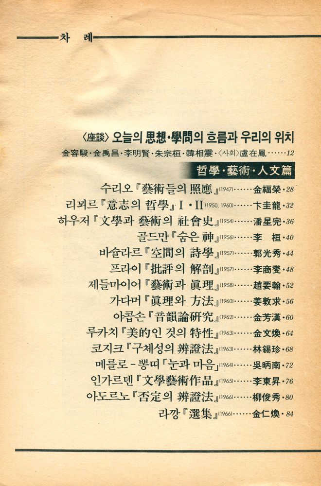 『新東亞 1986년 1월호 별책부록 - 오늘의 思想 100인 100권(신동아 1986년 1월호 별책부록 - 오늘의 사상 100인 100권)』 2