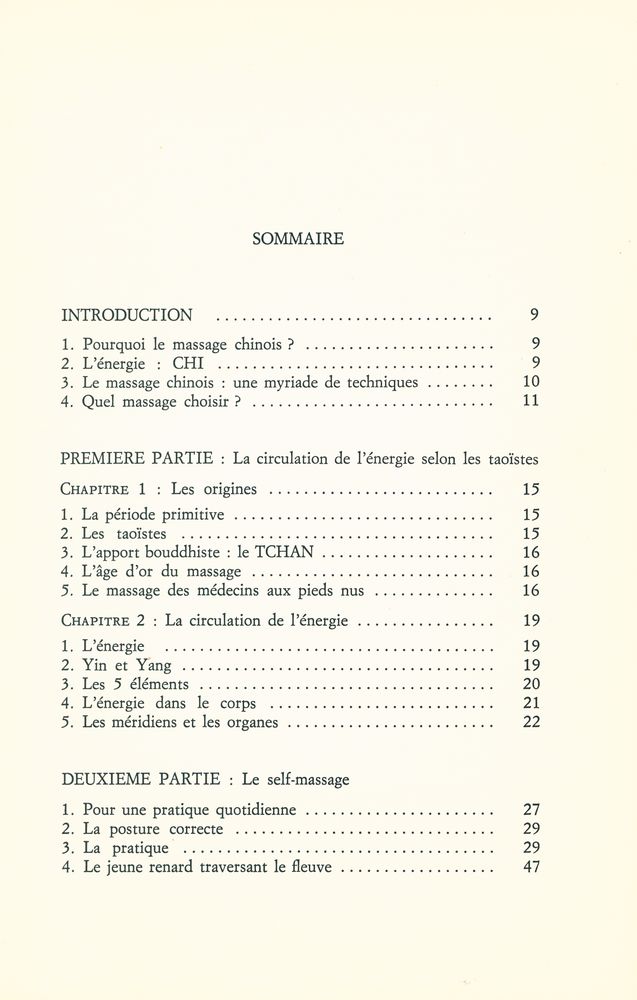 『PRATIQUE DES MASSAGES CHINOIS』 2