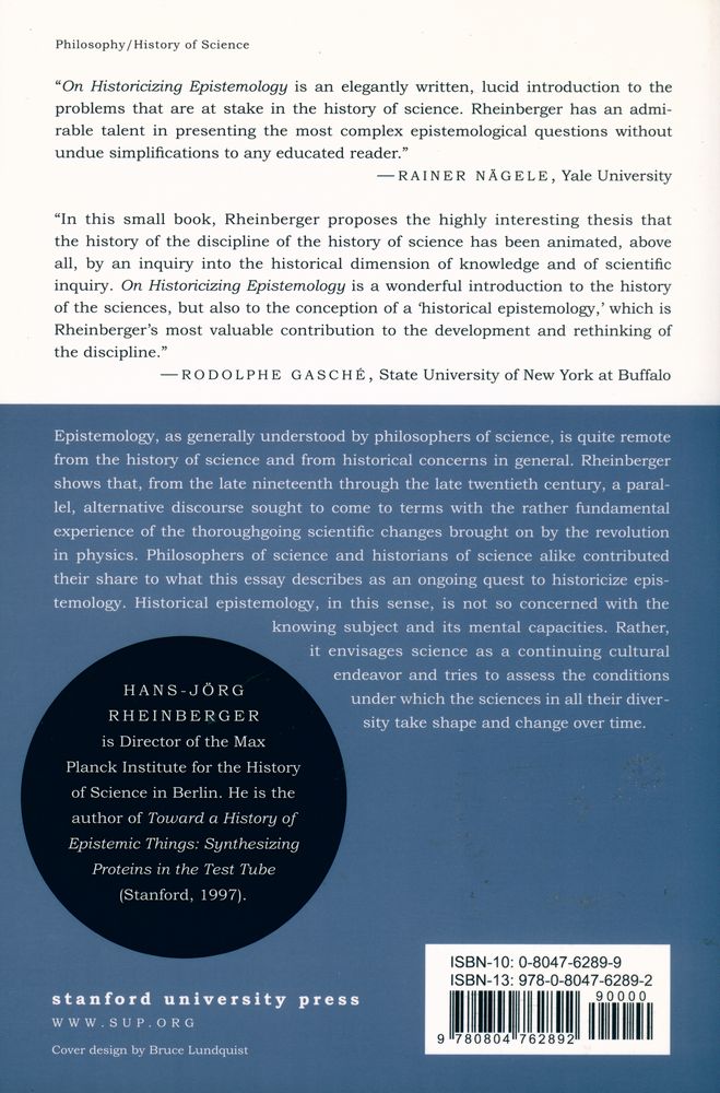 『on historicizing epistemology : an essay』 3