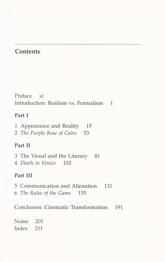 『Reality transformed : film as meaning and technique』 2