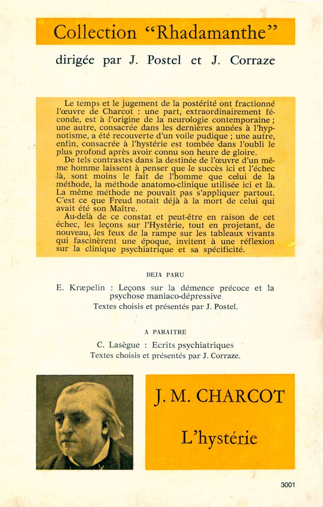 『L'hystérie : Textes choisis et présentés par E. Trillat.』 4