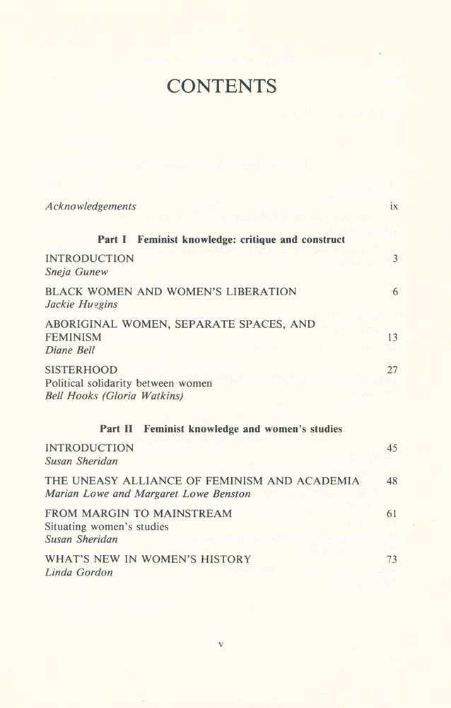 『A Reader in Feminist Knowledge』 2