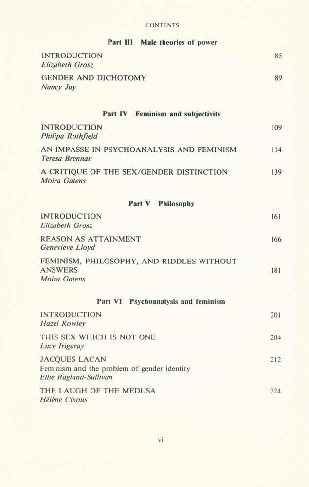 『A Reader in Feminist Knowledge』 3