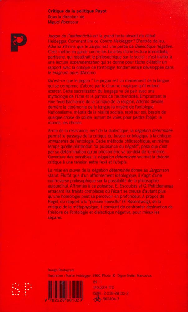 『Jargon de l'authenticité』 3