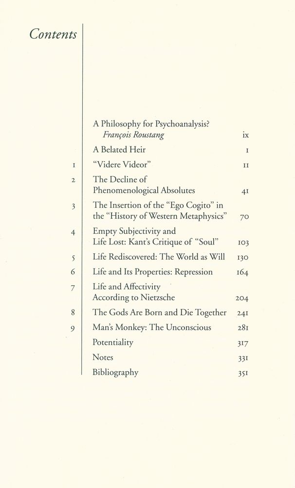 『THE GENEALOGY OF PSYCHOANALYSIS』 2