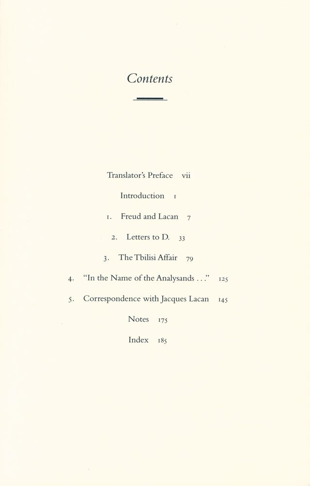 『Writings on Psychoanalysis  : Freud and Lacan』 2