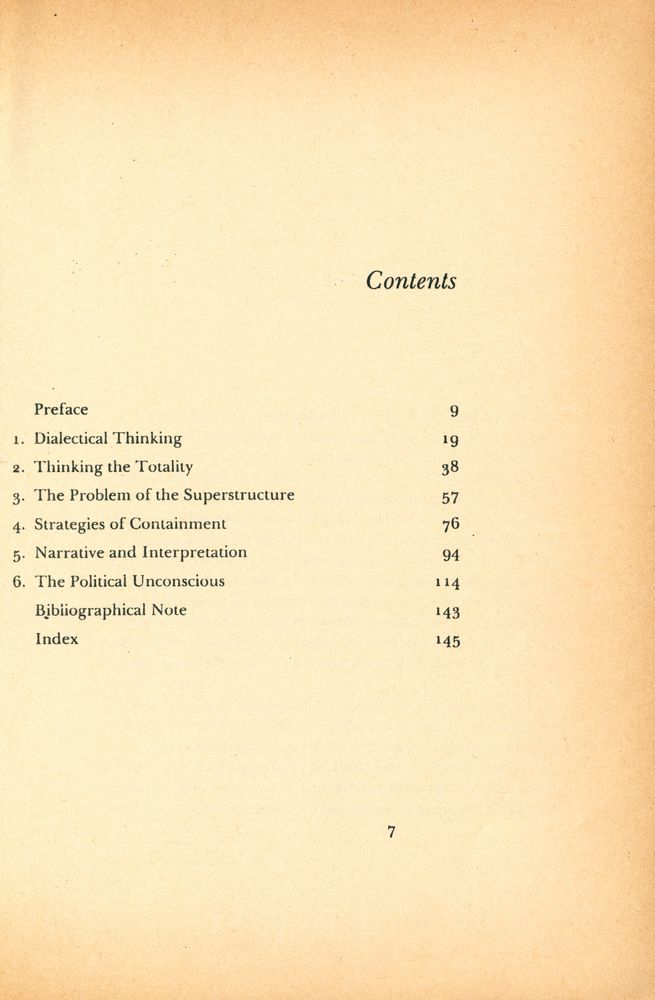 『JAMESON, ALTHUSSER, MARX : AN INTRODUCTION TO The Political Unconscious』 2