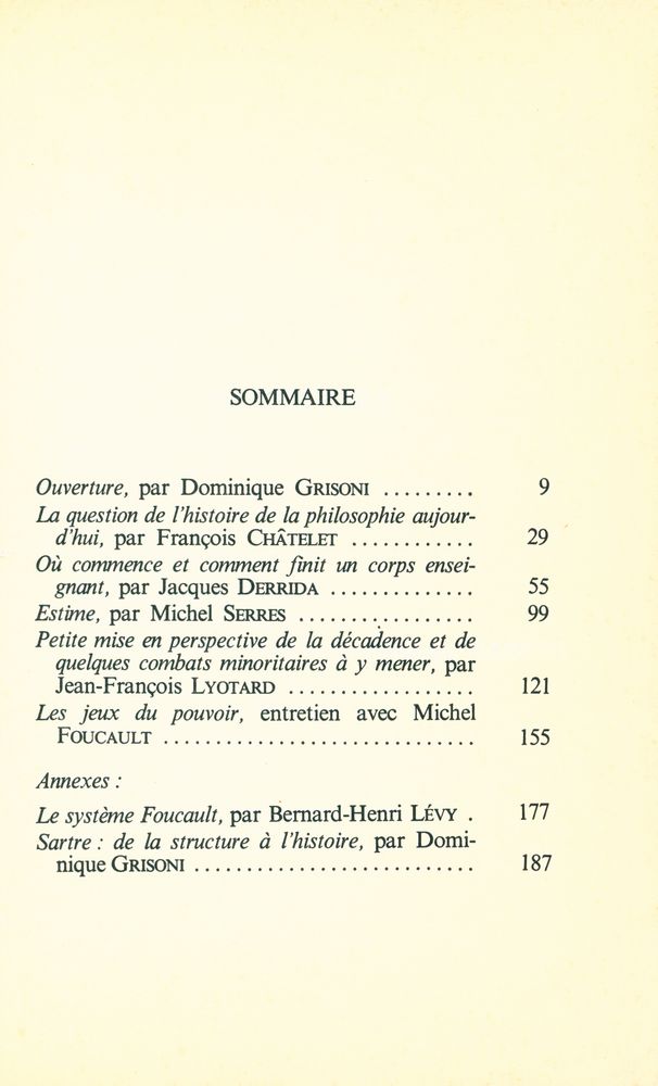 『POLITIQUES de la philosophie』 2