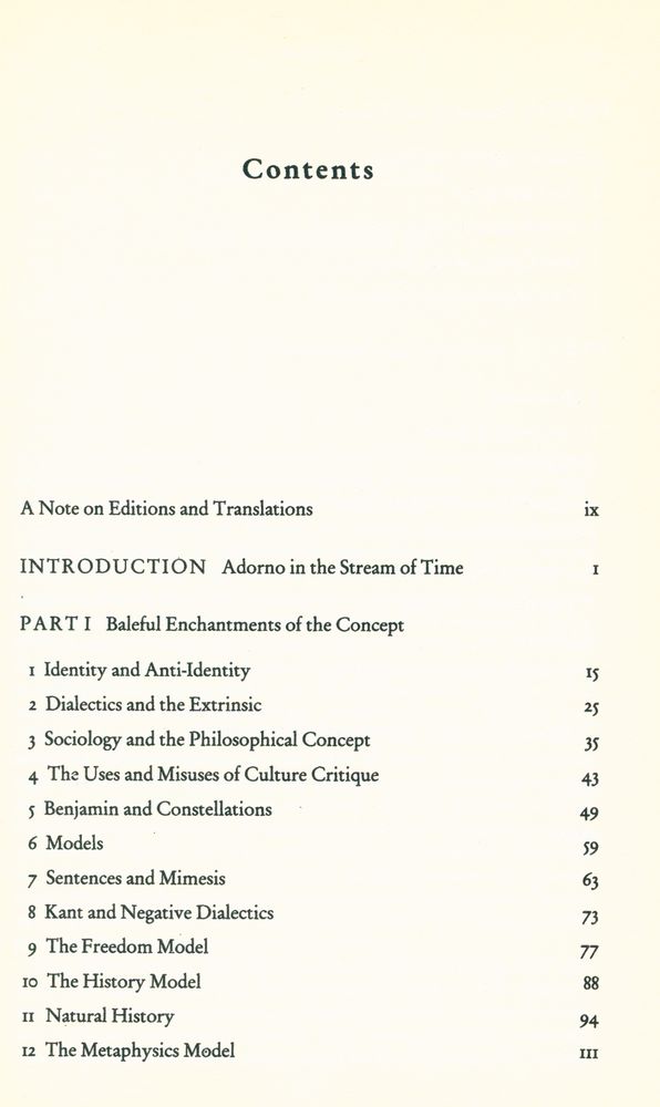 『Late Marxism : Adorno or the Persistence of the Dialectic』 2