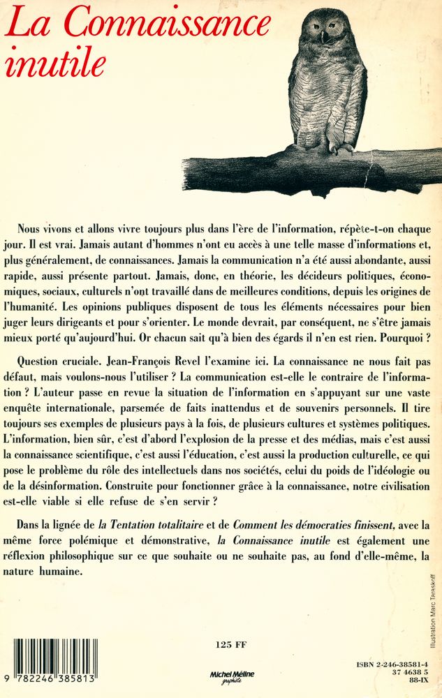 『La Connaissance inutile』 3