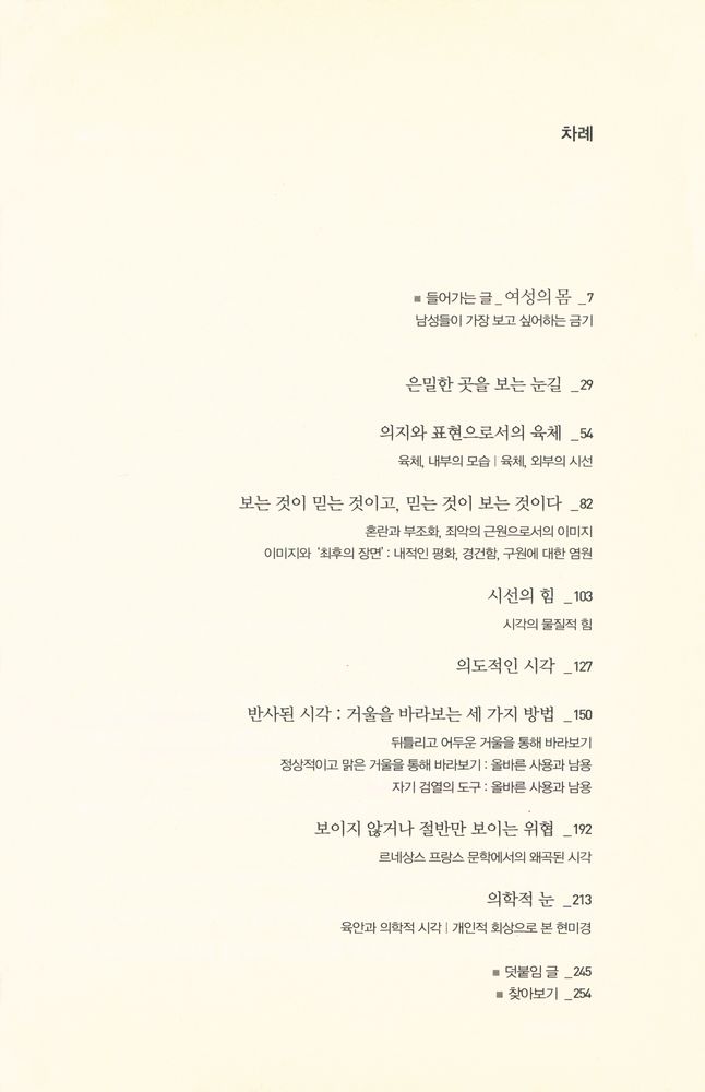 『바라보기 : 보이는 것, 보이지 않는 것, 그리고 추한 것』 2