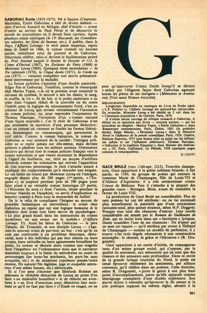 『DICTIONNAIRE DES LITTÉRATURES DE LANGUE FRANÇAISE : G - O』 2