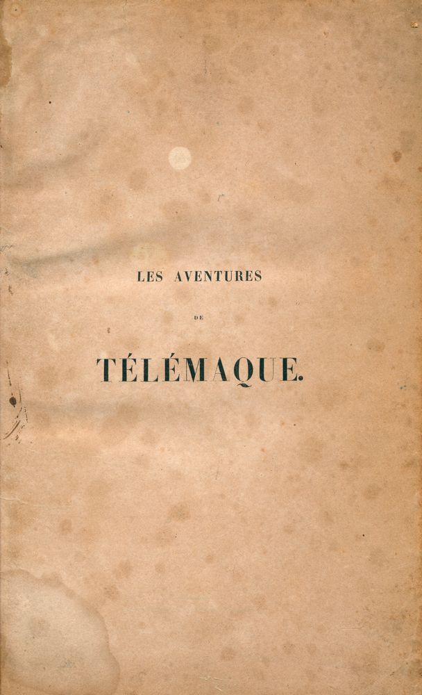 『LES AVENTURES DE TÉLÉMAQUE』 1