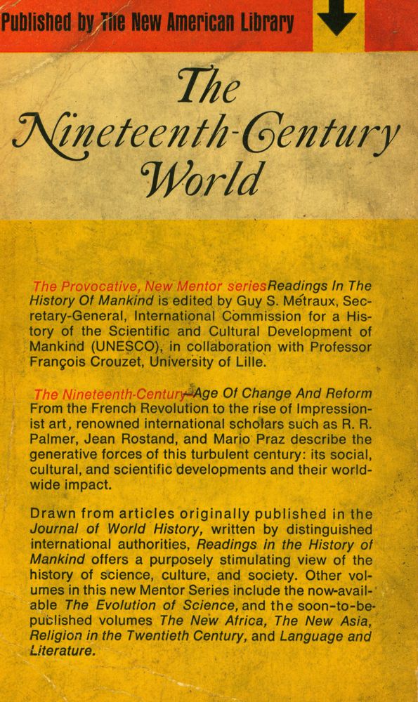 『Readings in the History of Mankind : The Nineteenth-Century World』 4