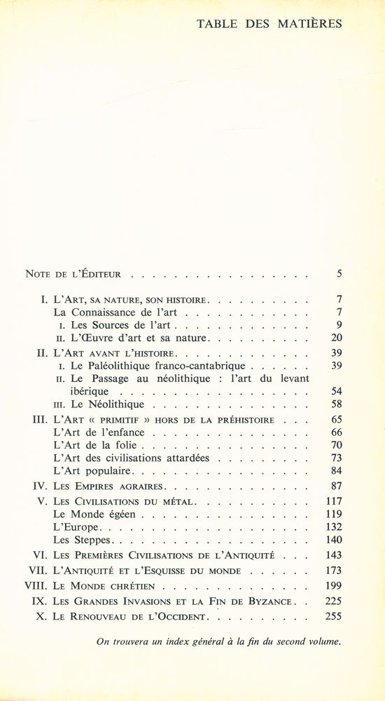 『Sens et destin de l'art 1 : De la préhistoire à l'art roman』 2