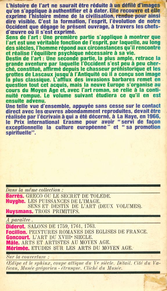 『Sens et destin de l'art 1 : De la préhistoire à l'art roman』 3