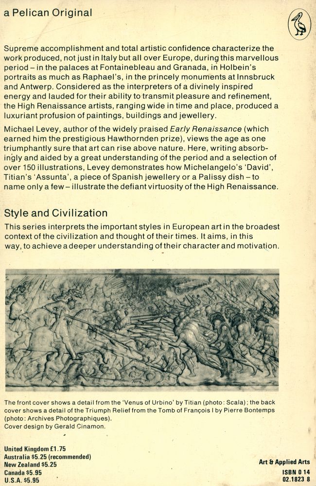 『High Renaissance : Style and Civilization』 3