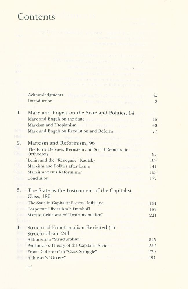 『The Immanent utopia : From Marxism on the state to the state of Marxism』 2