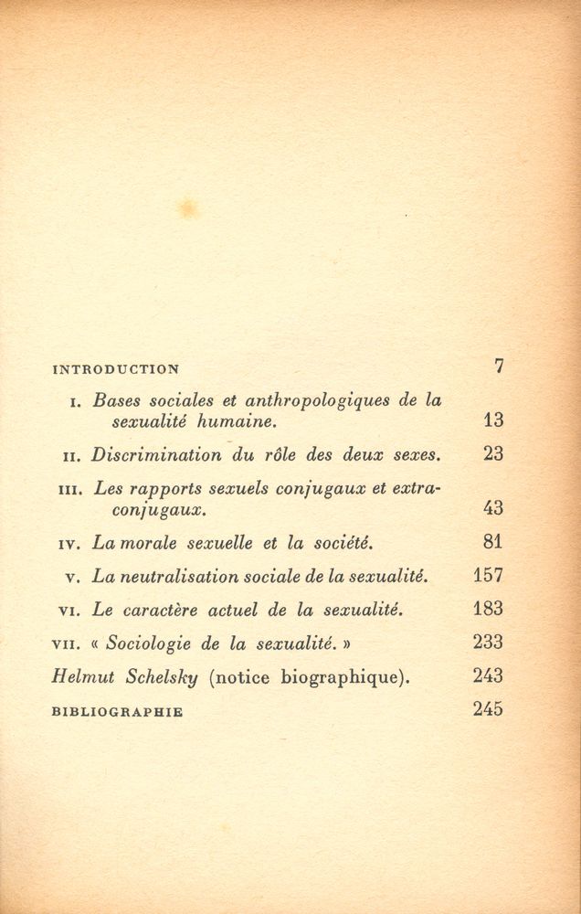 『sociologie de la sexualité』 2