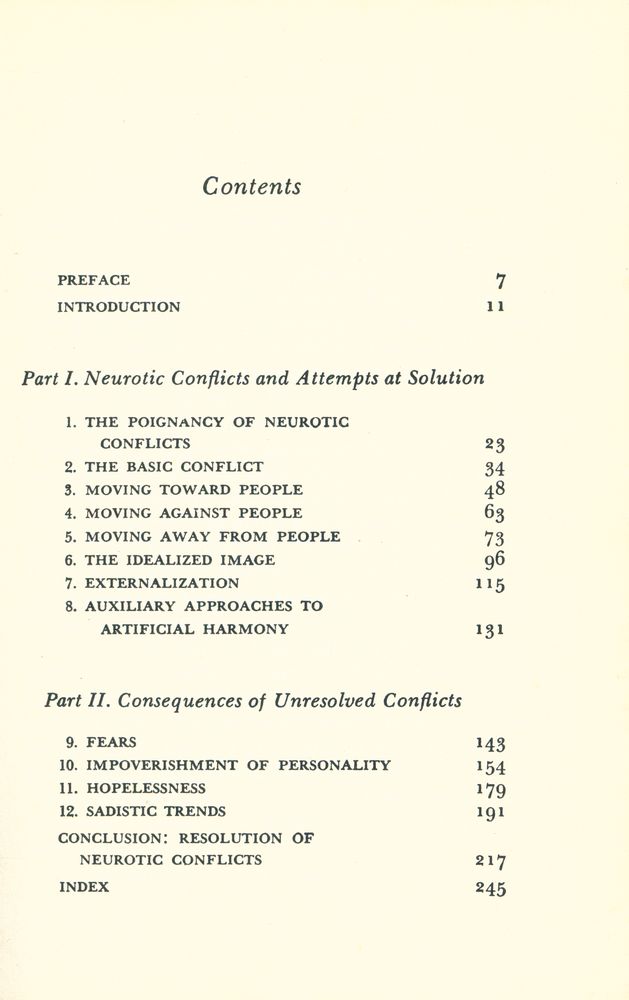 『OUR INNER CONFLICTS : A CONSTRUCTIVE THEORY OF NEUROSIS』 2