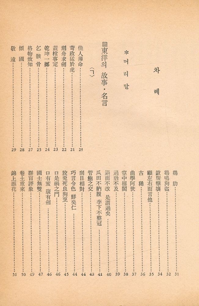 『世界의 故事·名言(세계의 고사·명언)』 2