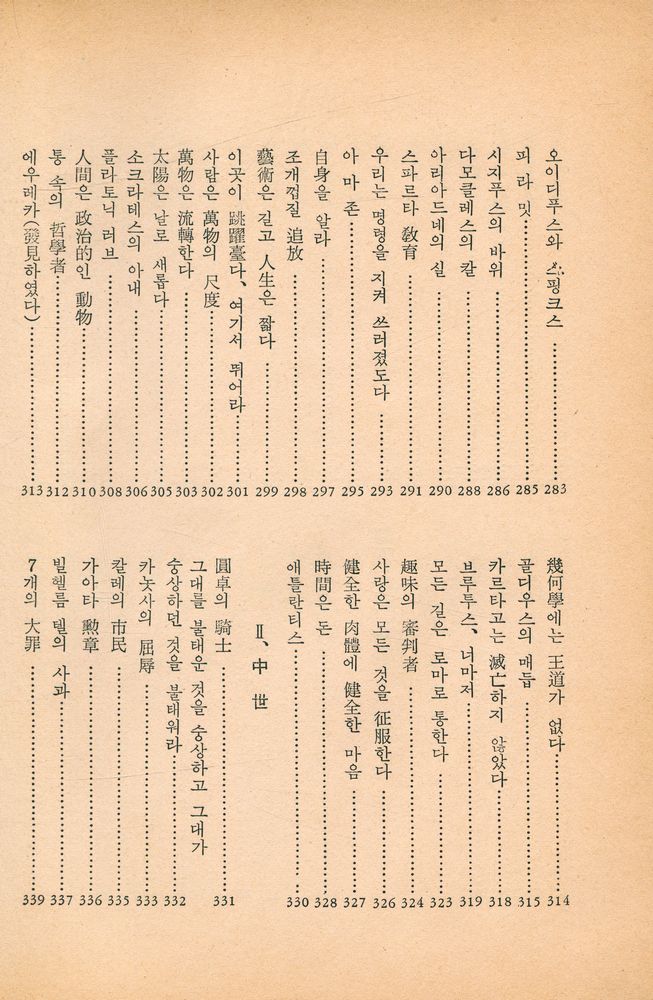 『世界의 故事·名言(세계의 고사·명언)』