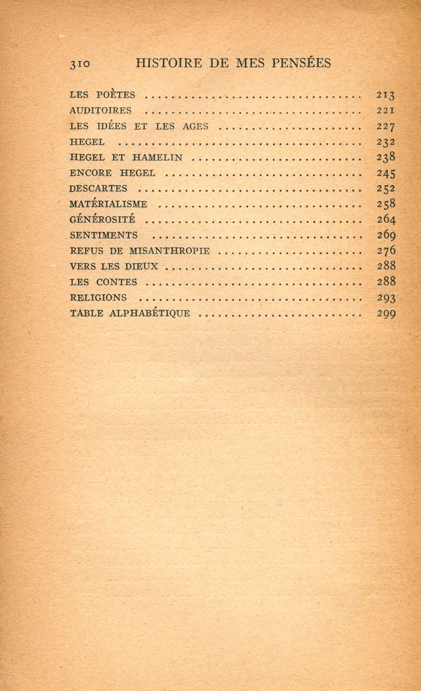 『HISTOIRE DE MES PENSÉES』 3