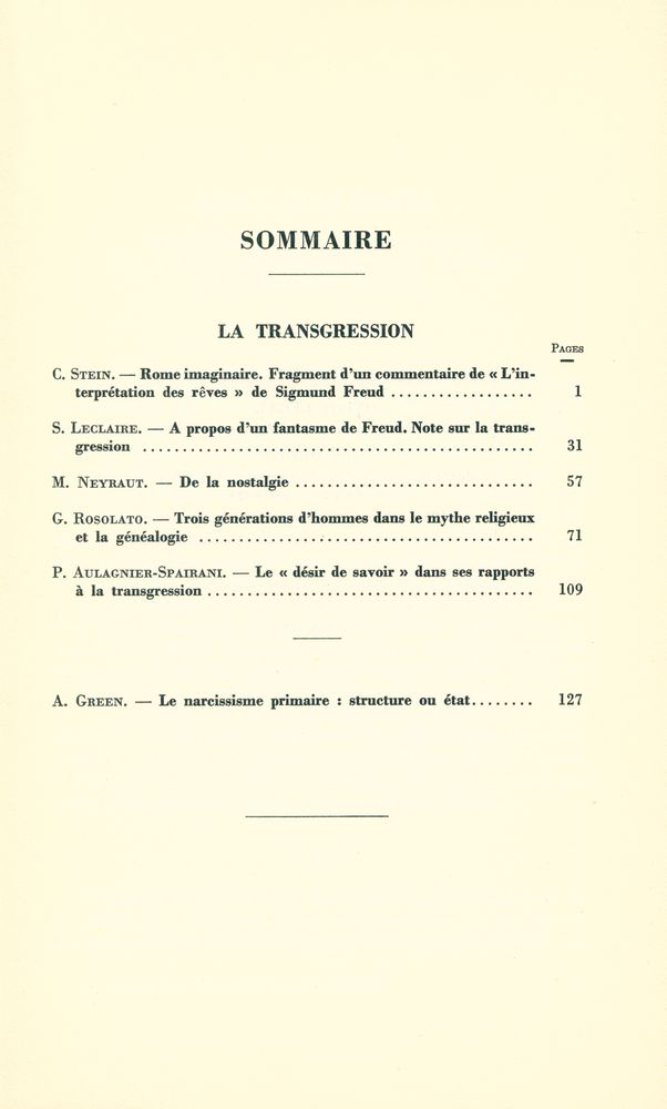 『L'INCONSCIENT』 2