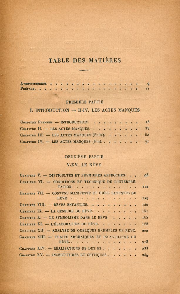 『INTRODUCTION A LA PSYCHANALYSE』 2