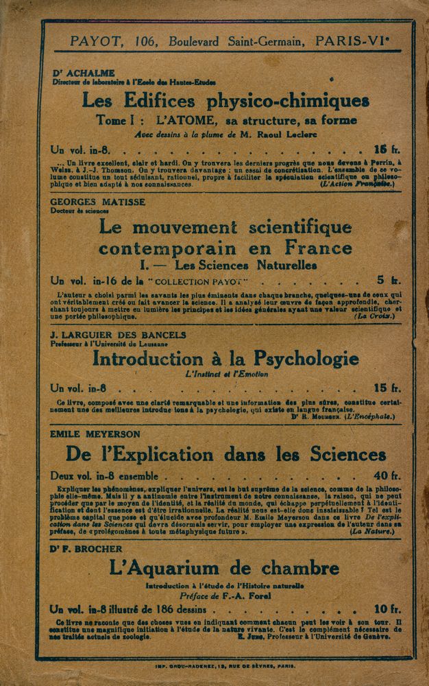 『INTRODUCTION A LA PSYCHANALYSE』 4