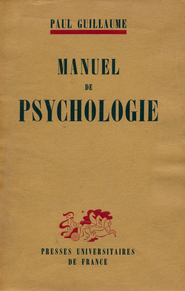 『MANUEL DE PSYCHOLOGIE』 1