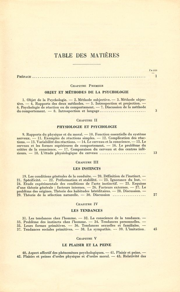 『MANUEL DE PSYCHOLOGIE』 2