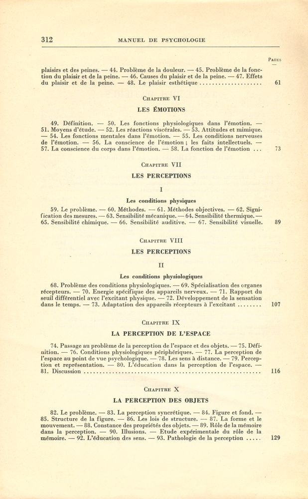 『MANUEL DE PSYCHOLOGIE』 3