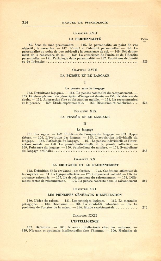 『MANUEL DE PSYCHOLOGIE』 5