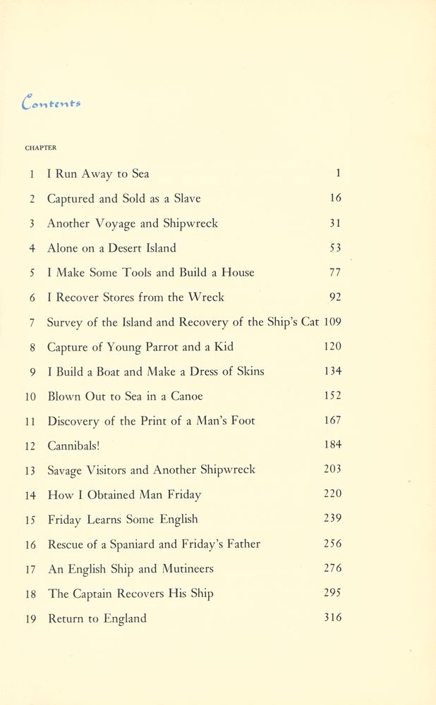 『ROBINSON CRUSOE』 2