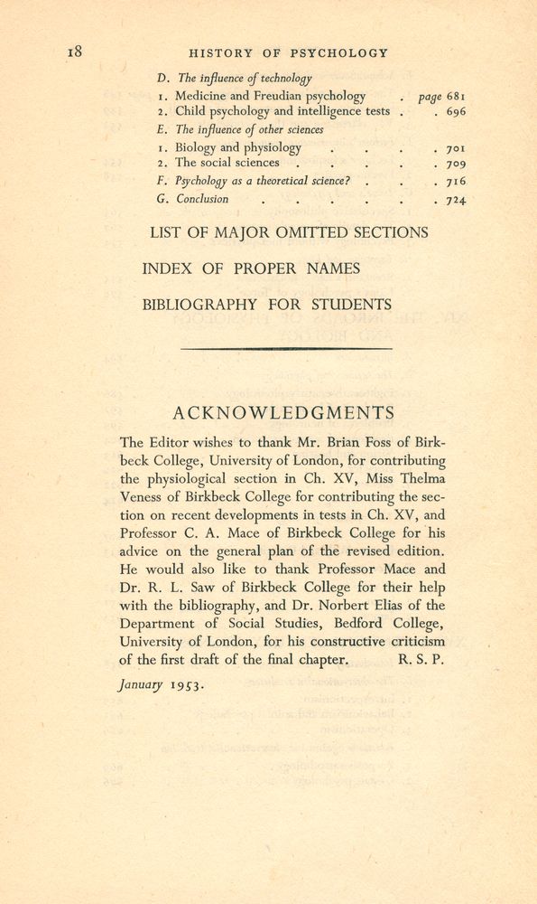『BRETT'S HISTORY OF PSYCHOLOGY』
