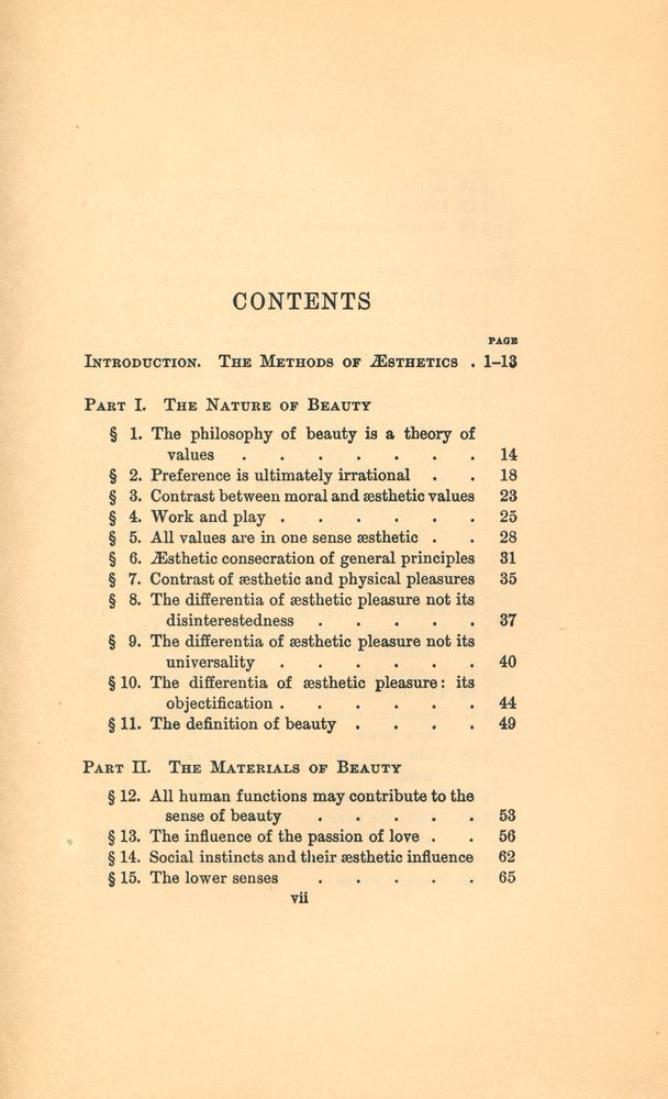 『The Sense of Beauty : BEING THE OUTLINE OF AESTHETIC THEORY』 2