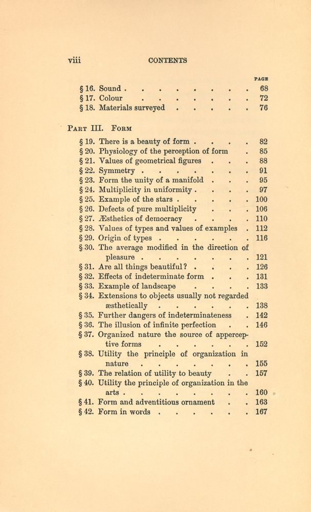 『The Sense of Beauty : BEING THE OUTLINE OF AESTHETIC THEORY』 3