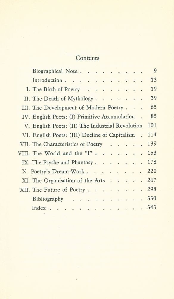 『Illusion and Reality : A Study of the Sources of Poetry』 2