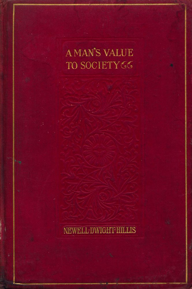『A MAN'S VALUE TO SOCIETY』 1