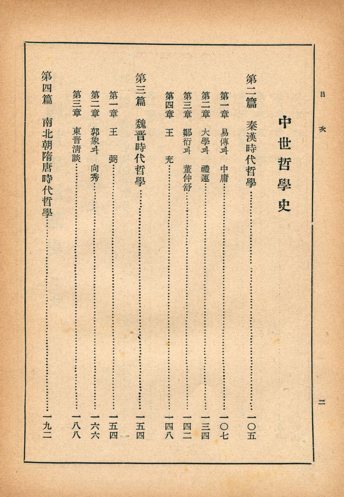 『中國哲學思想史(중국철학사상사)』 3