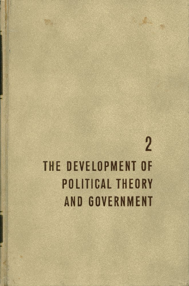 『The Great ideas program 2 - The Development of Political Theory and Government』 1