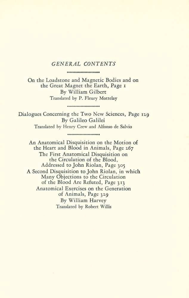 『Great Books of the Western World 28 - GILBERT,  GALILEO, HARVEY』 2