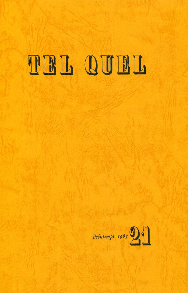 『TEL QUEL : 1965 21~23, 1966 24~26』 2