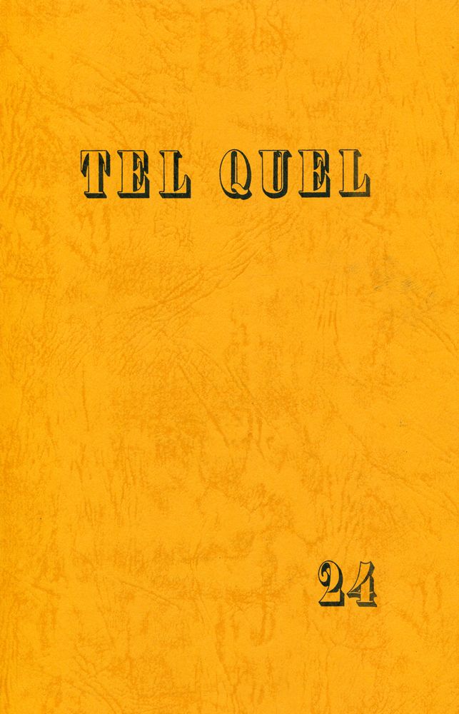 『TEL QUEL : 1965 21~23, 1966 24~26』 8