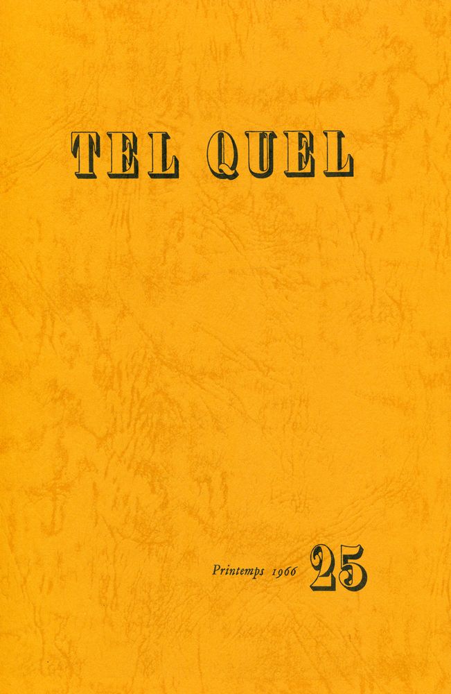 『TEL QUEL : 1965 21~23, 1966 24~26』