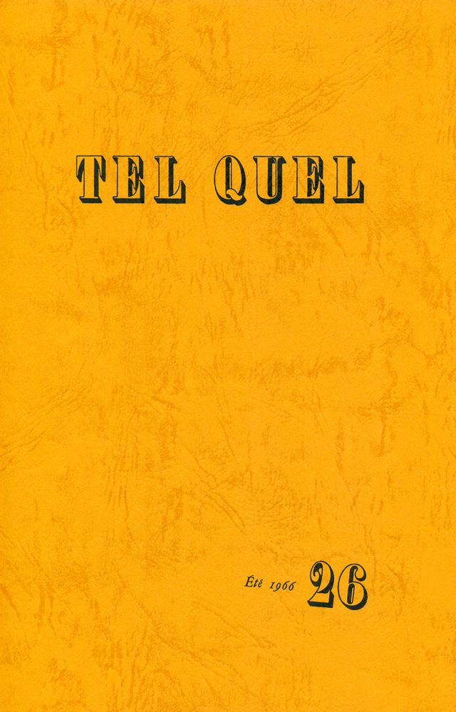 『TEL QUEL : 1965 21~23, 1966 24~26』